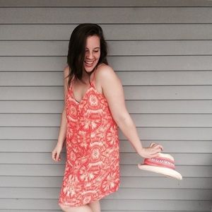 Orange Tye Dye Fun and Pretty Dress!